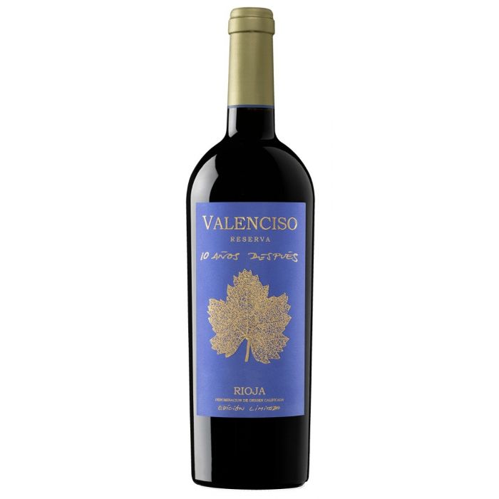 Valenciso Rioja Reserva 10 Años Después 2014